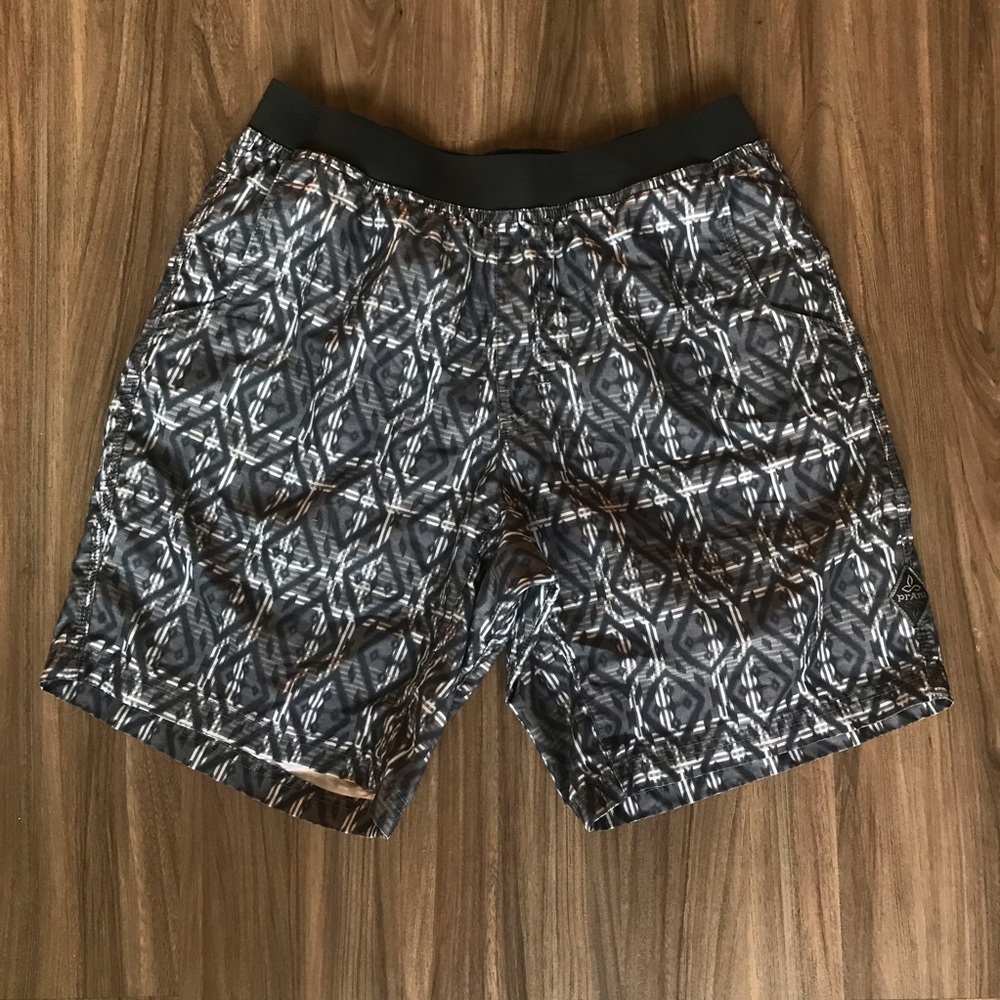 Prana Men Med Athletic Shorts Hiking Yoga Outdoors